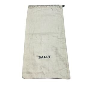 Bally Storage Dust Bag 7"x14" Drawstring Closure Ivory Cotton